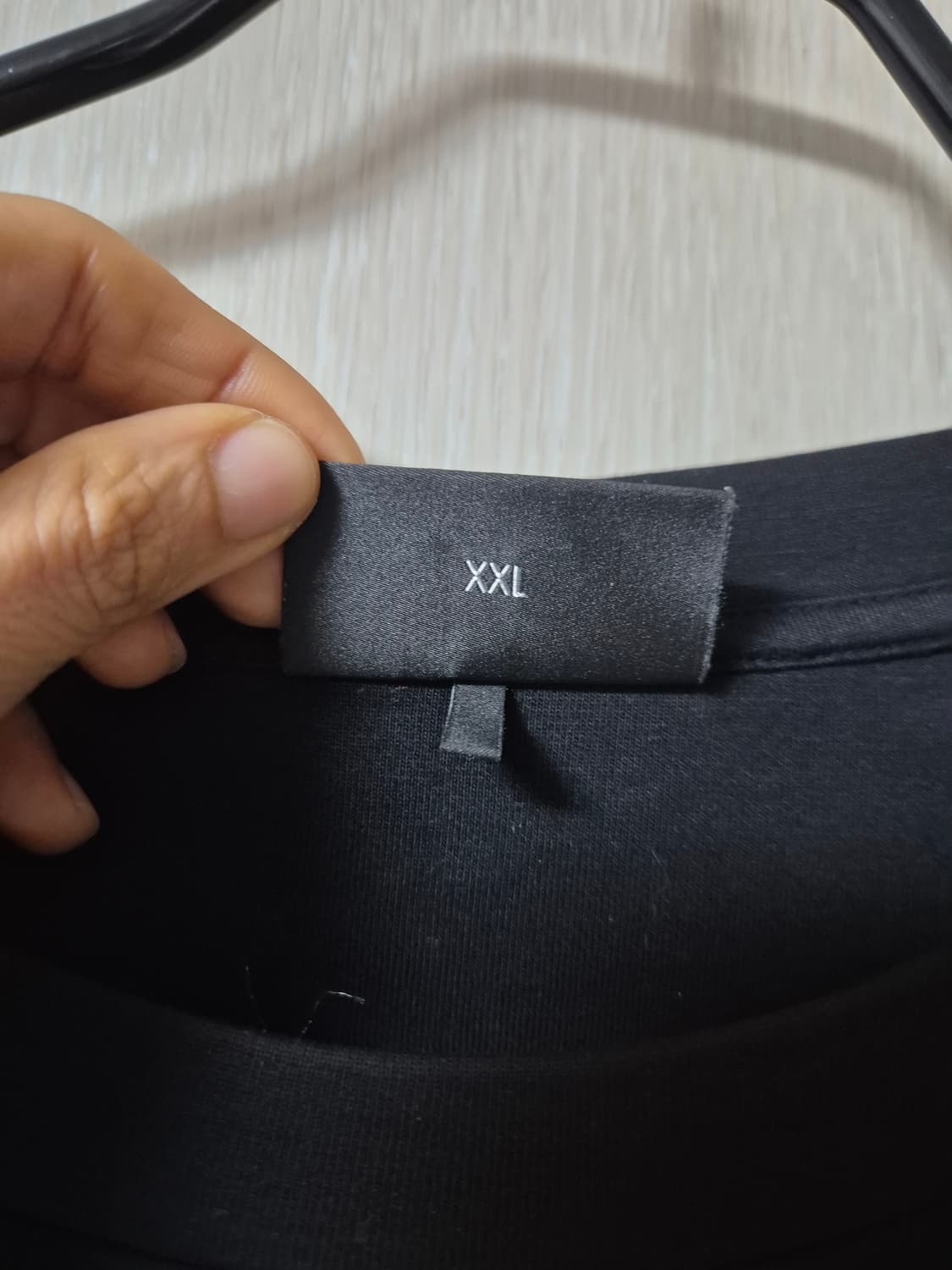 (정품) 엠포리오 아르마니 블랙 맨투맨 티셔츠 2XL 상품이미지5