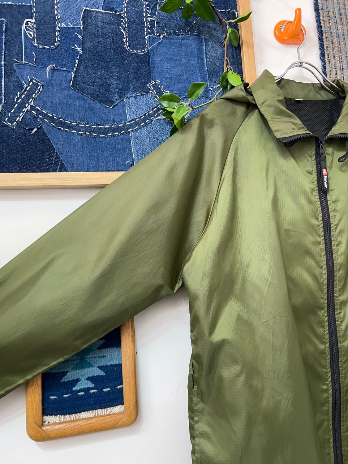 HANES  Poly Raglan Zip-Up Jacket  상품이미지5