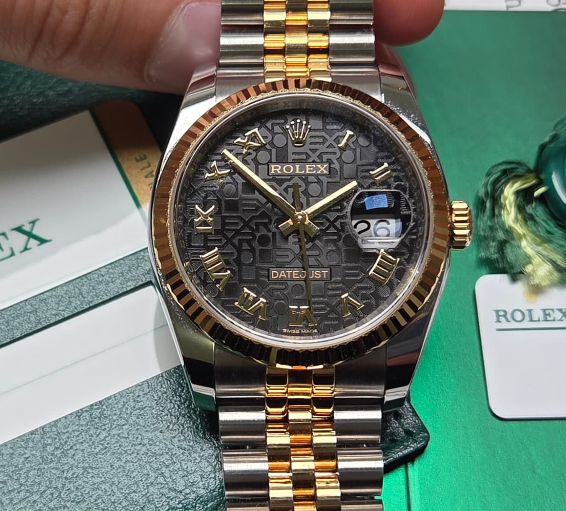 롤렉스 데이저스트 116233 18K콤비 블랙로만 컴퓨터판 상품이미지1