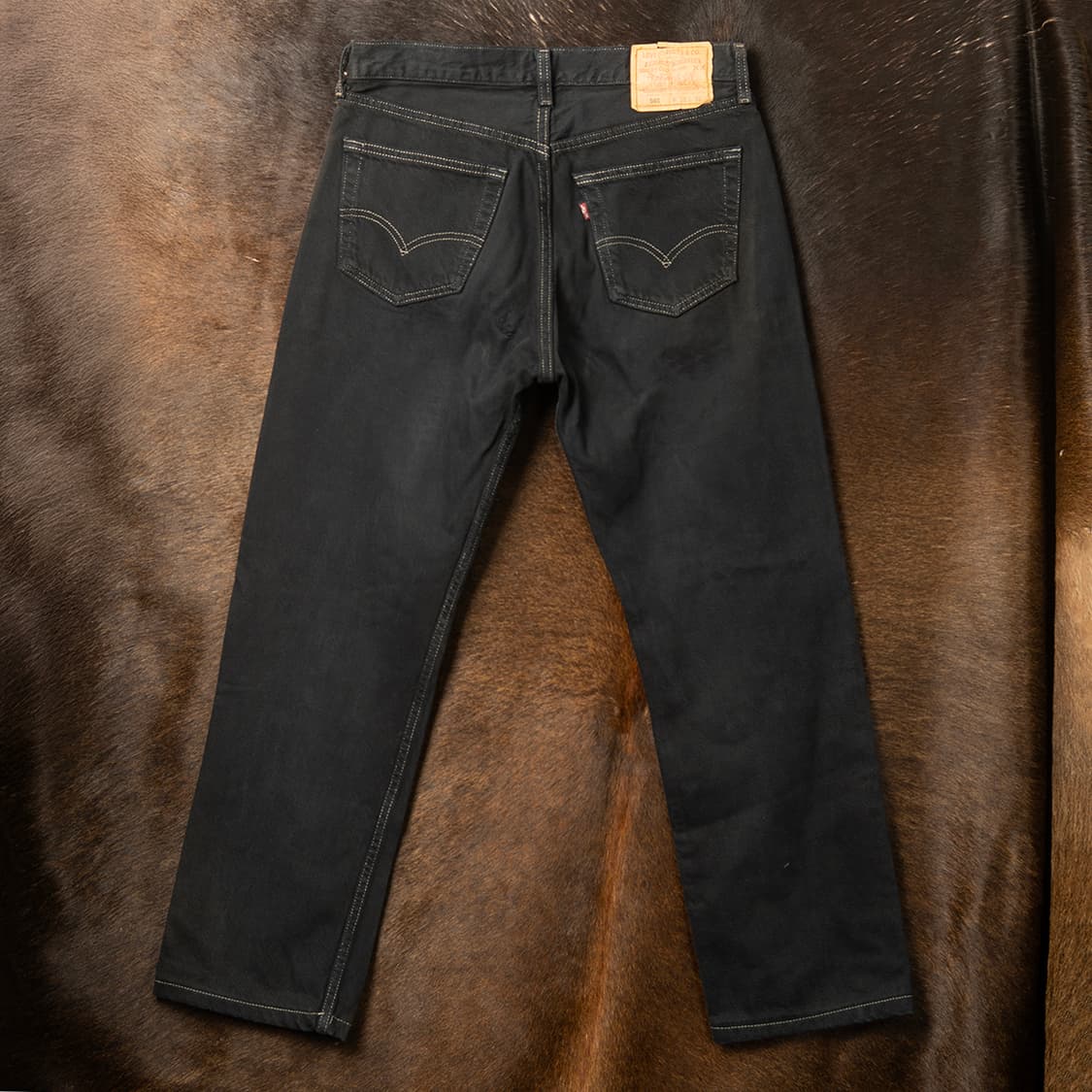 [31] 90s 리바이스 USA 501 블랙 데님팬츠 블랙진  상품이미지5