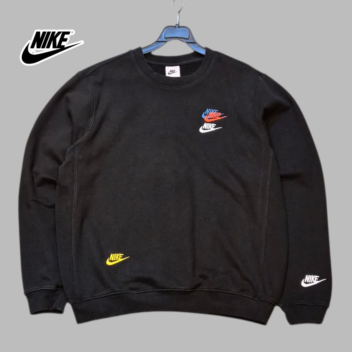 M 나이키 블랙 맨투맨  상품이미지1