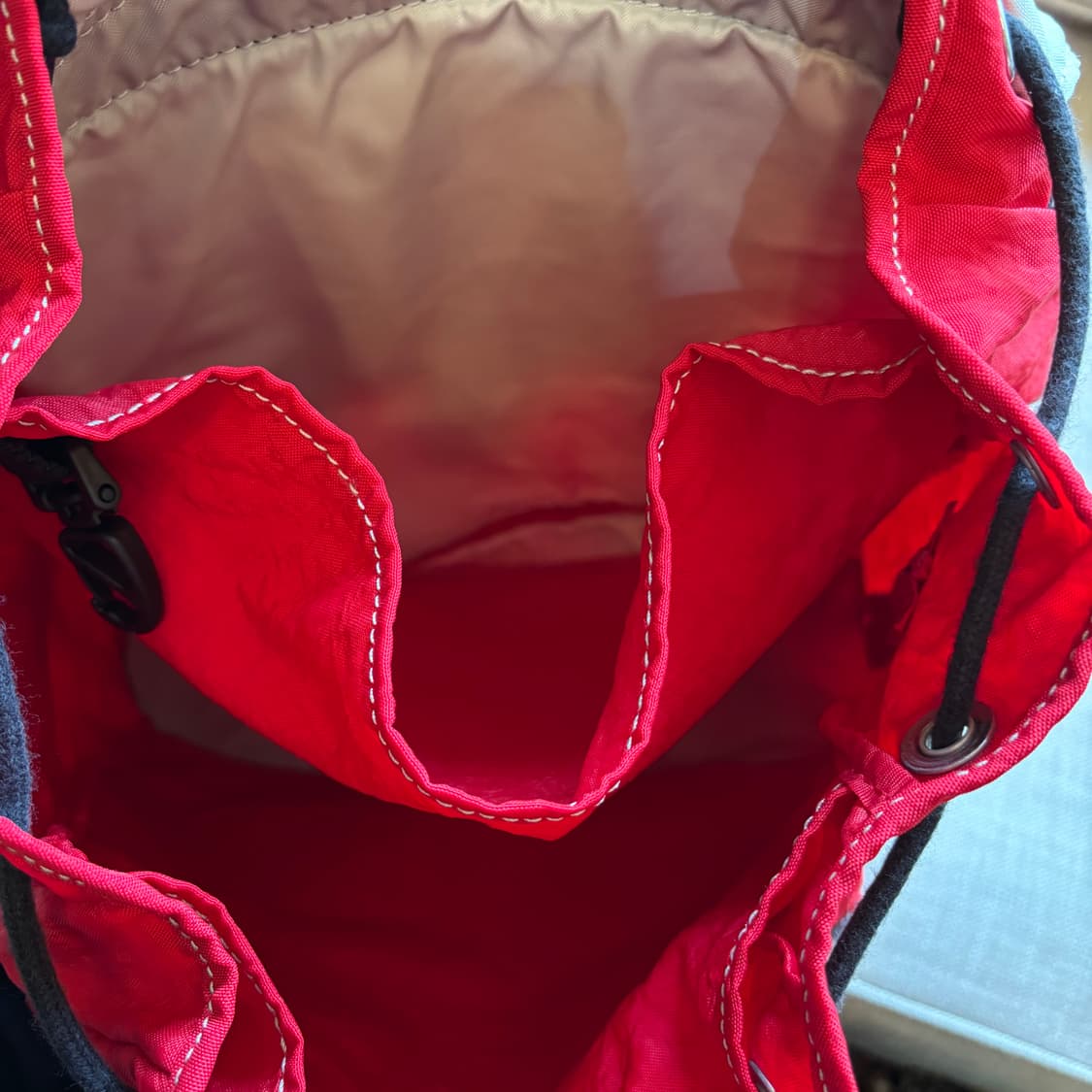 키플링 레드 백팩 + 키링 상품이미지9