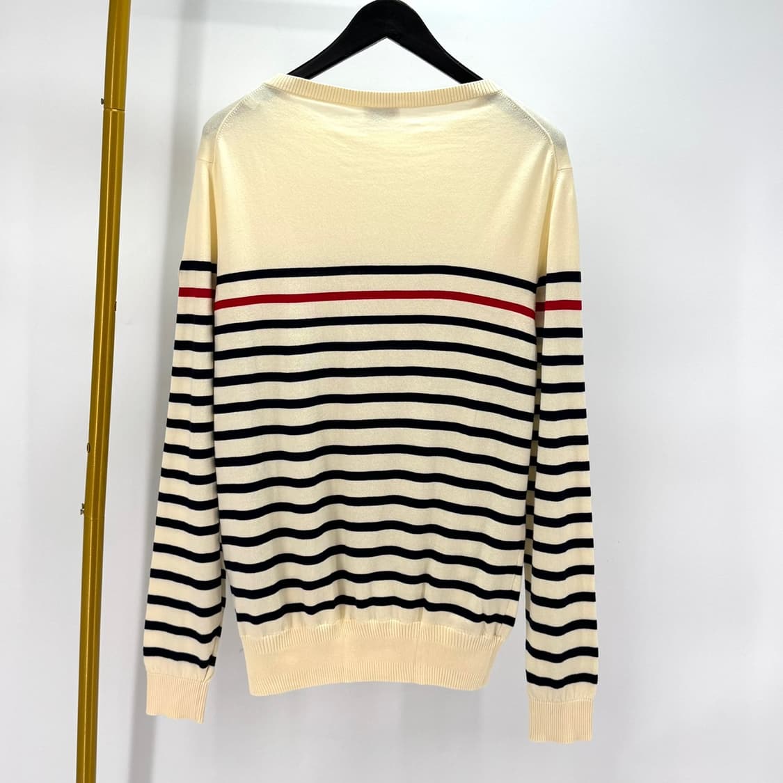 [XL사이즈] 몽클레어 스트라이프 니트 아이보리 상품이미지5
