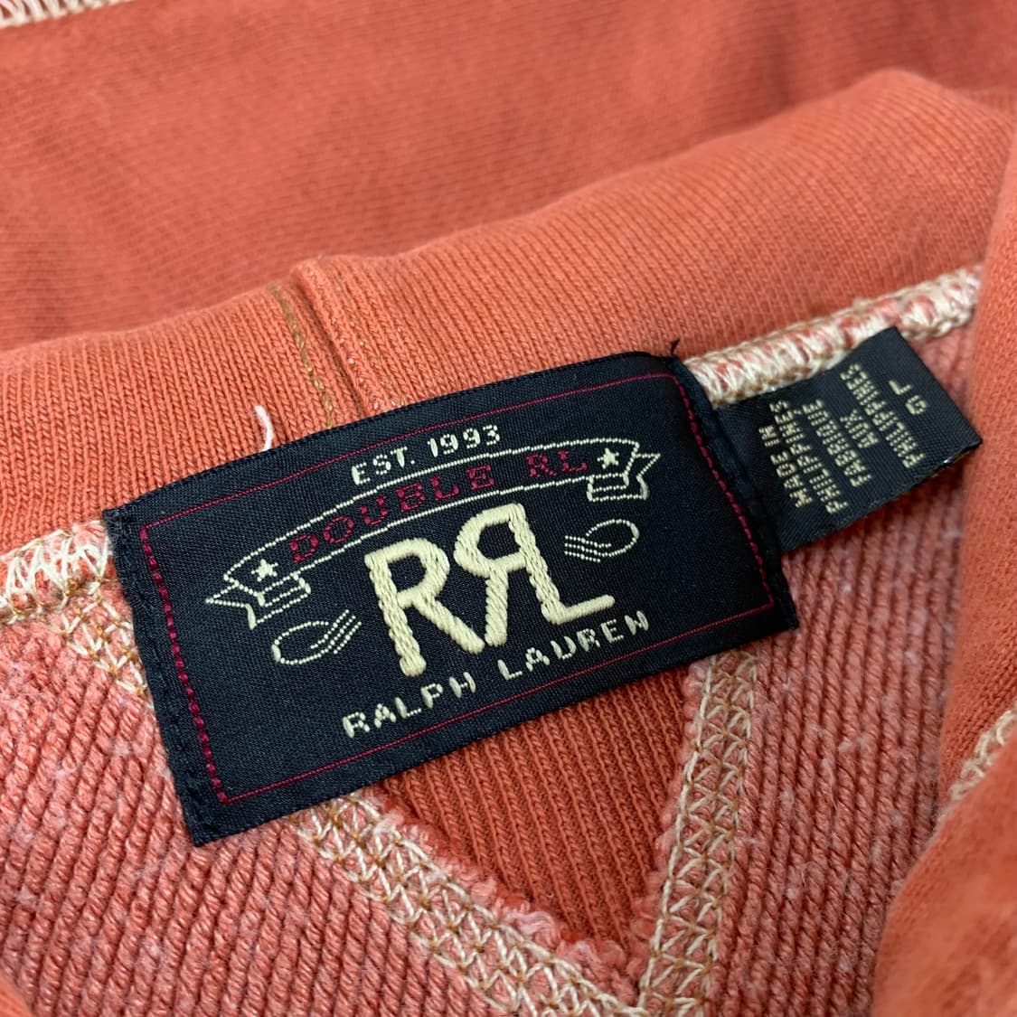 더블알엘 RRL 가먼트 다잉 버팔로 후드티  상품이미지6