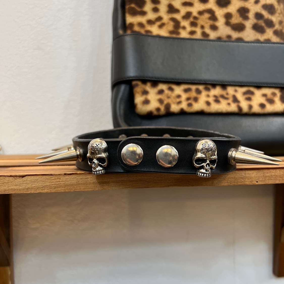SEX POT ReVeNGe 해골 스터드 초커 상품이미지3