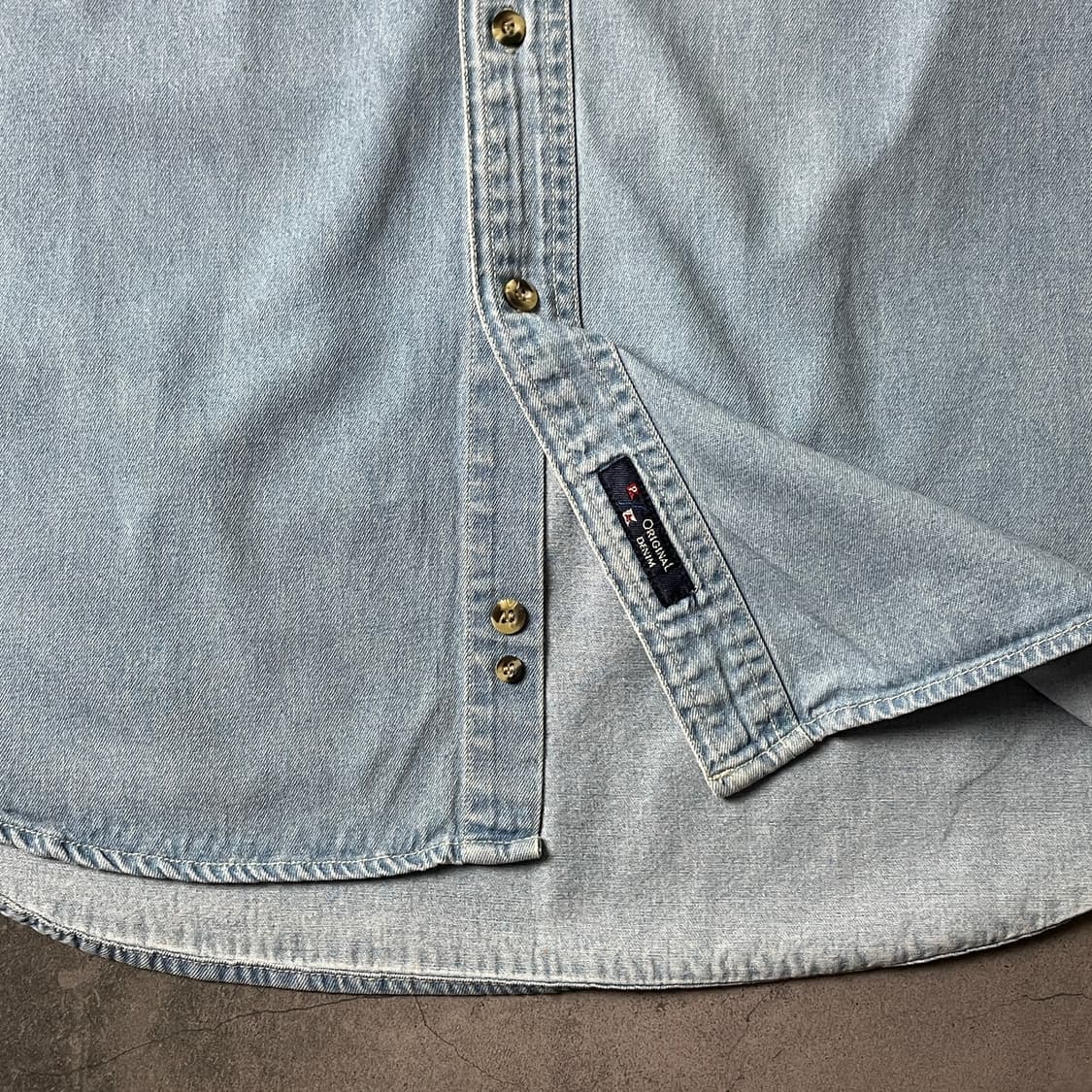 PORT AUTHORITY 빈티지 데님 코튼 셔츠 A00535 상품이미지5