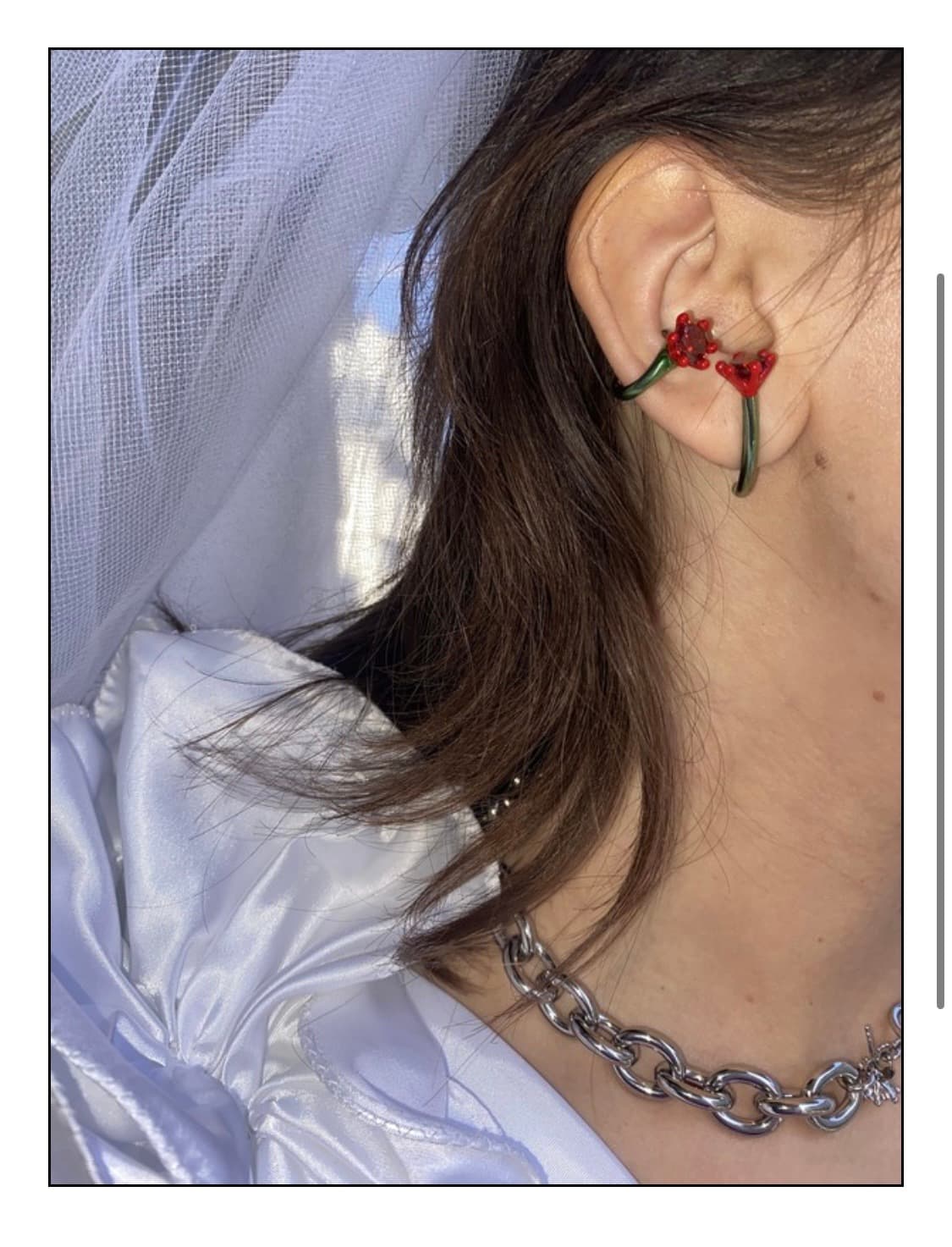 데이제르 dheygere 솔리테르 로즈 이어커프 earcuff 상품이미지1