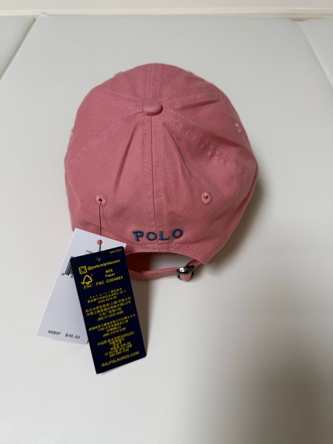 폴로 랄프로렌 볼캡 (데저트로즈) (새상품) 상품이미지3