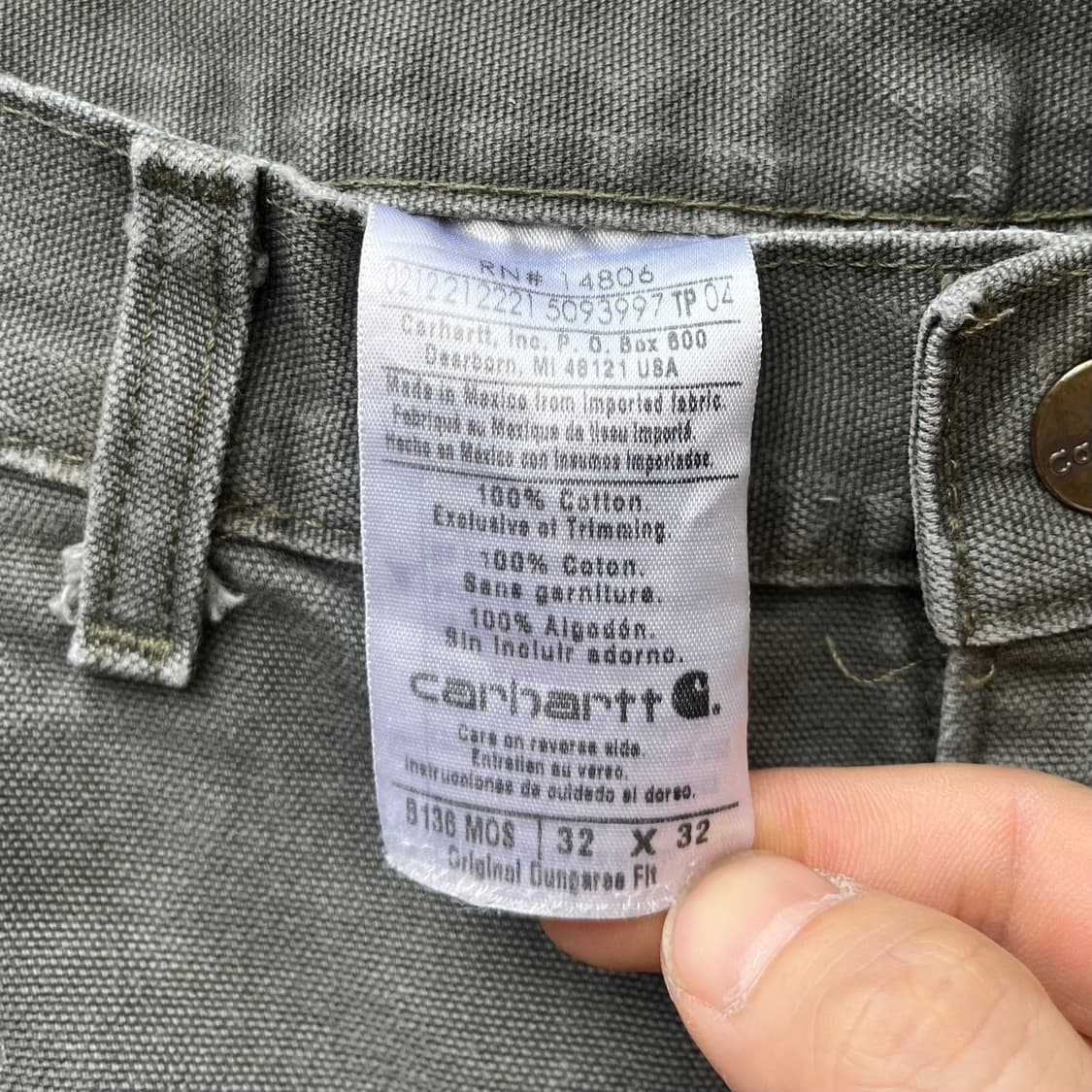 Carhartt 더블니 팬츠 (32“) 상품이미지6