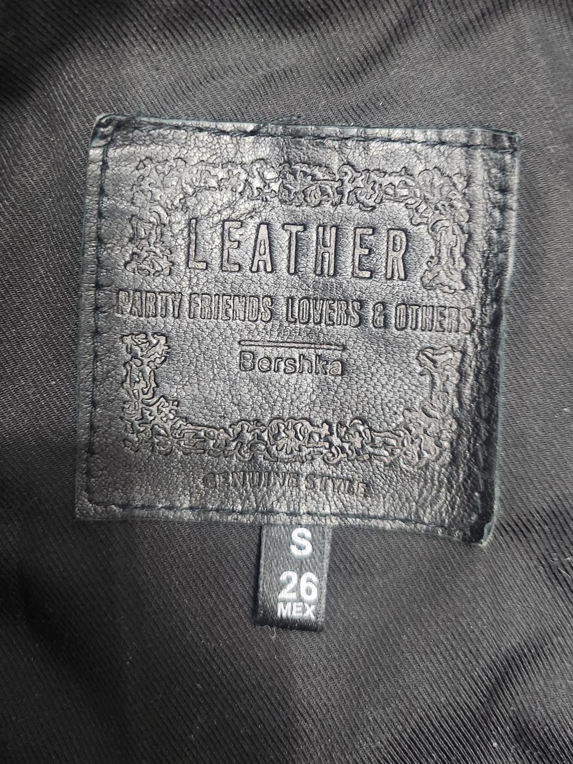 Bershka 버쉬카 가죽 라이더 자켓 상품이미지3