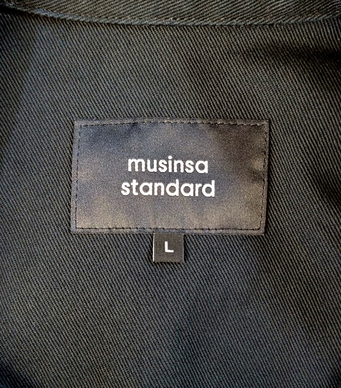 무신사스탠다드 릴렉스드 코튼 트러커자켓(블랙데님자켓) 판매 상품이미지6