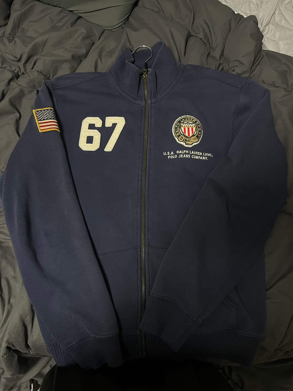 폴로 성조기 집업 L 상품이미지1