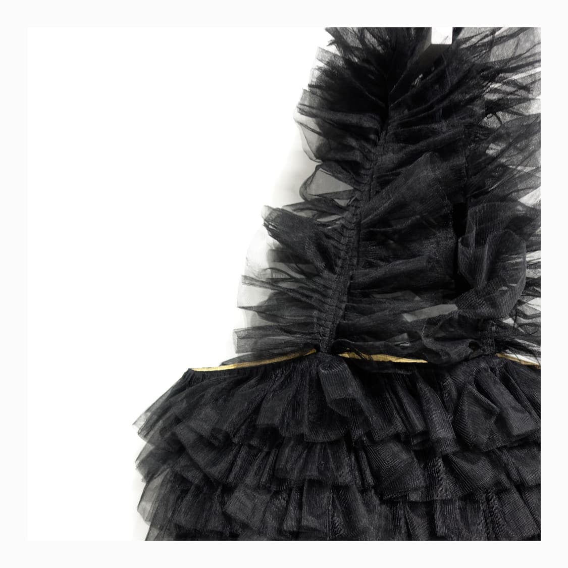 DIR69 design 셔링 프릴 튤 레이어링 숄더백 상품이미지7