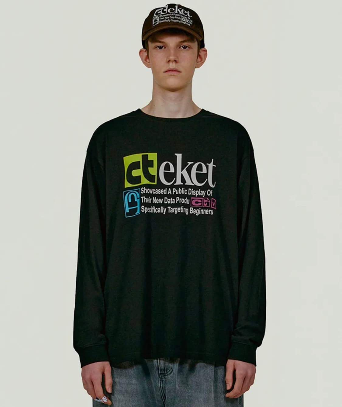 테켓 Plan L/S Tee Black 상품이미지1