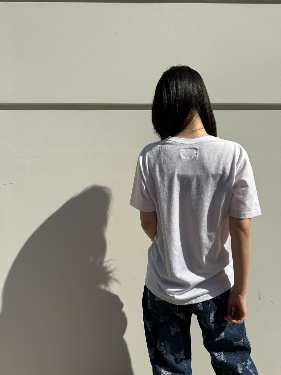 넘버나인 로고 디테일 브이넥 티셔츠 상품이미지9