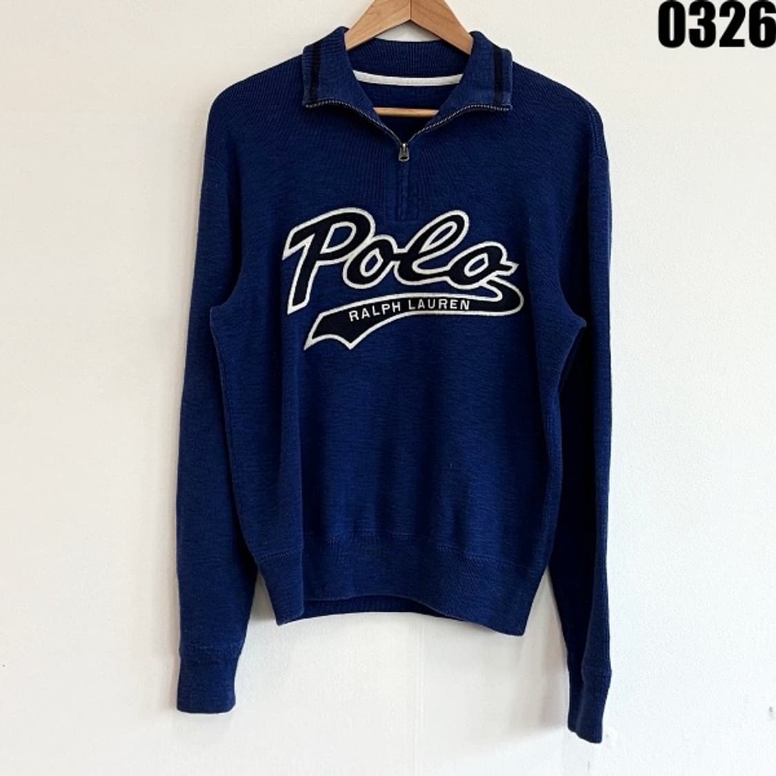 폴로 랄프로렌 하프집업 니트 스웨터 S 0326  상품이미지1