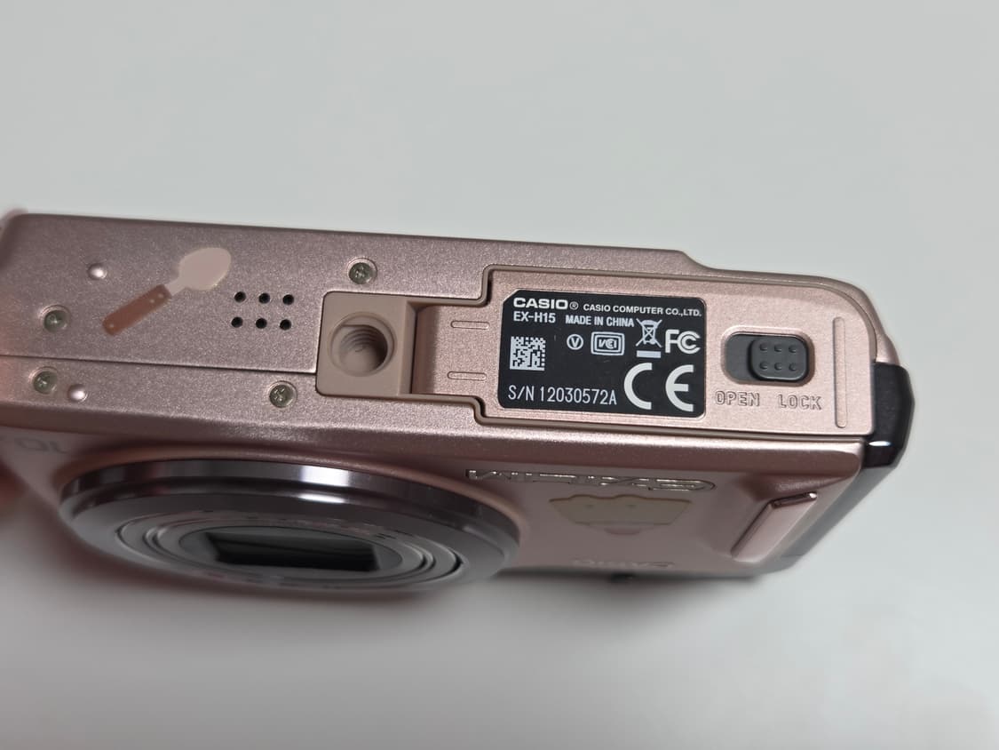 카시오 엑슬림 H15 디카 핑크, 작례O 상품이미지4