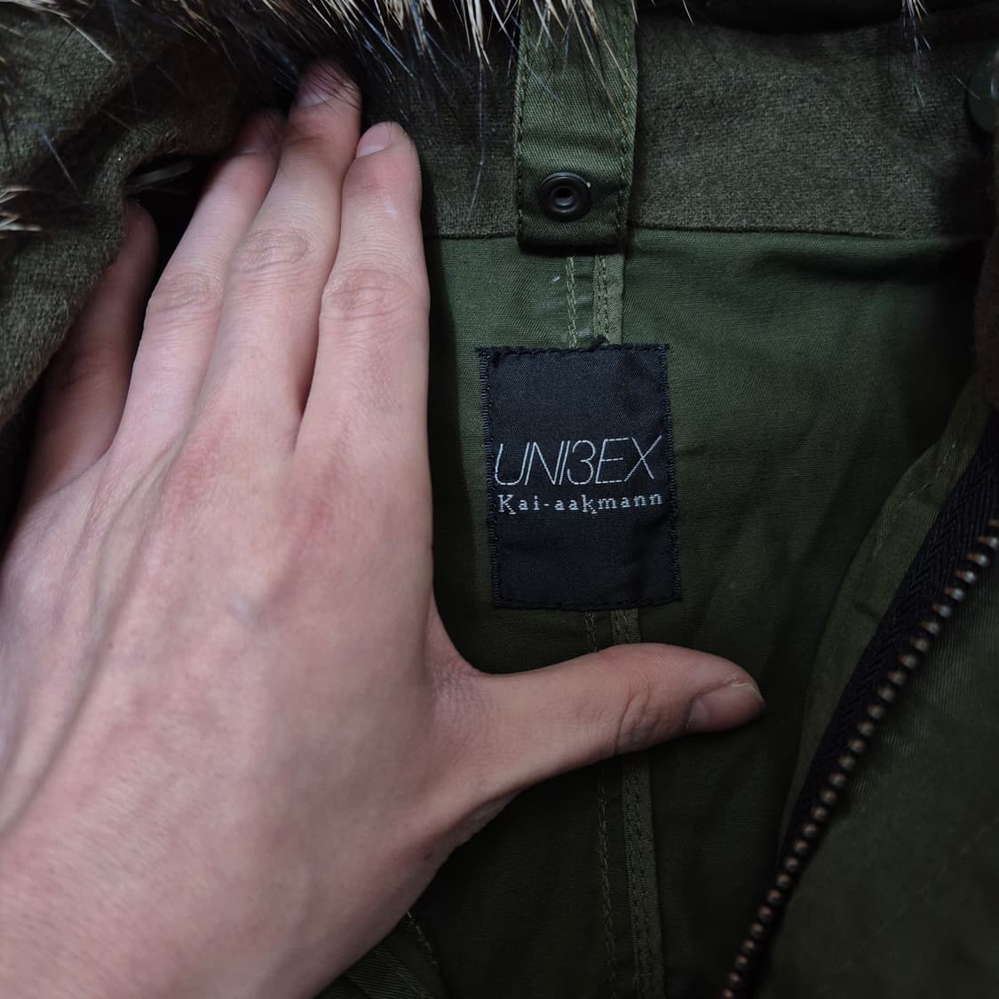 카이아크만 레더 브라운패치 밀리터리 M65 퍼후드 야상자켓 S(90) 상품이미지4