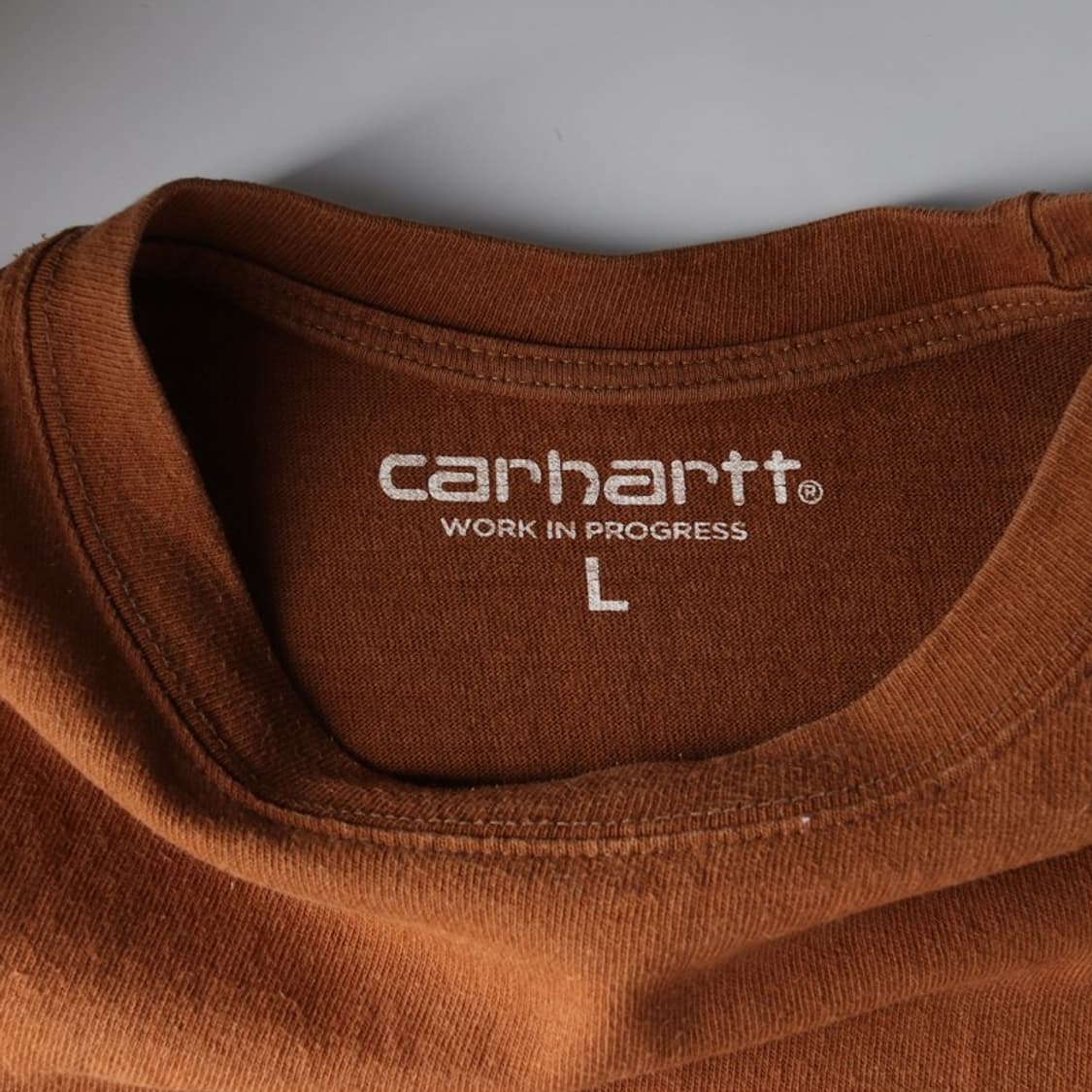 칼하트 WIP 포켓 티셔츠 해밀턴 브라운 L 상품이미지5