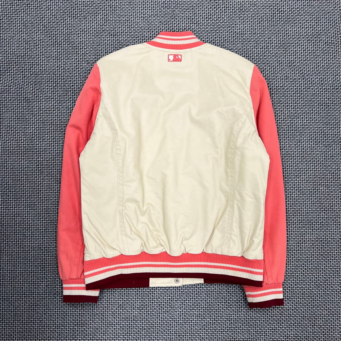 엠엘비 아이보리핑크 바시티 자켓 상품이미지4