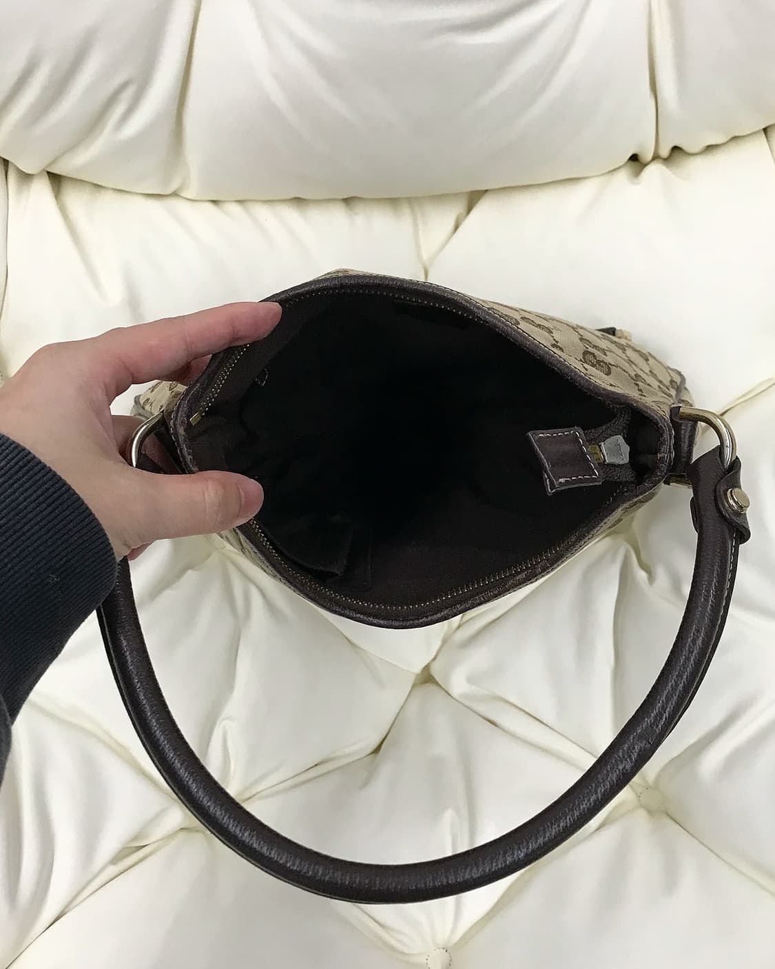 구찌 D링 자카드 재키백 호보백 가방 상품이미지6