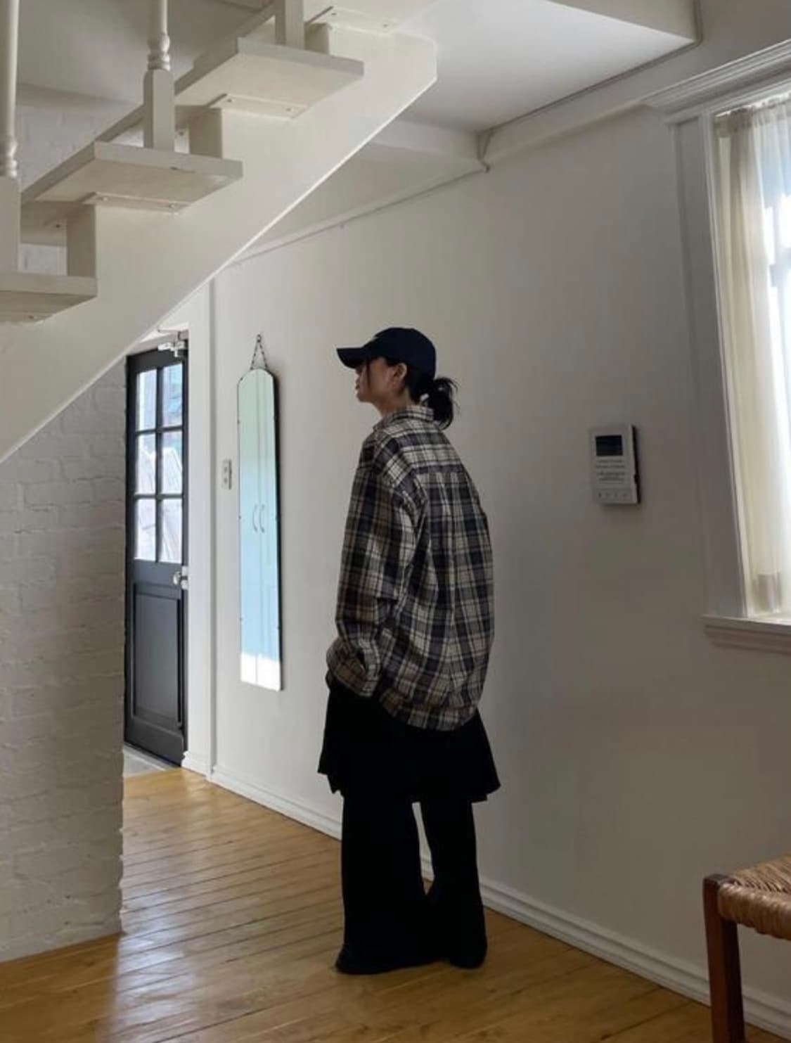 어나더랭귀지 모마 플리츠스커트 & 와이드팬츠 (레이어드스커트) 상품이미지4