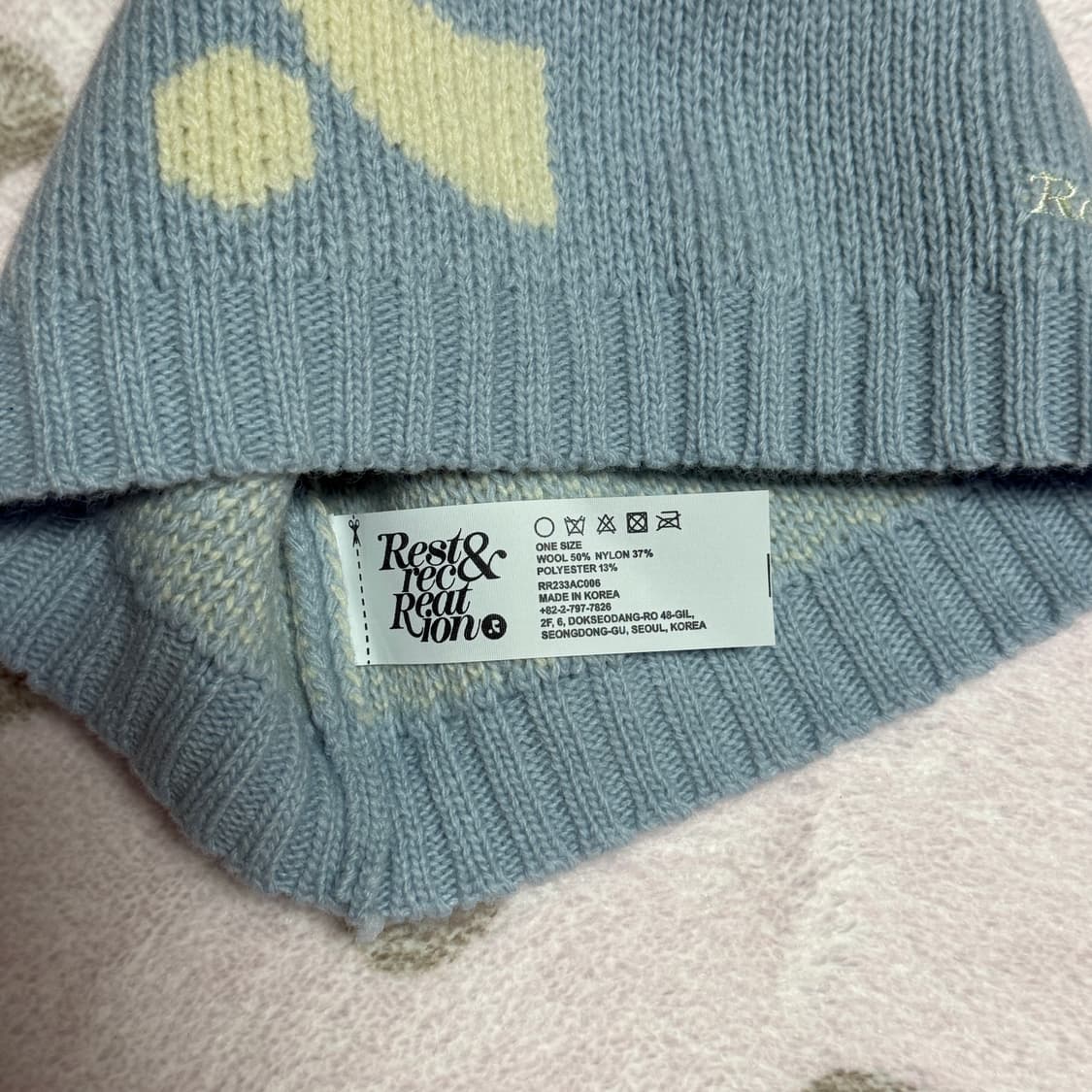 레스트앤레크레이션 비니 스카이블루 상품이미지4