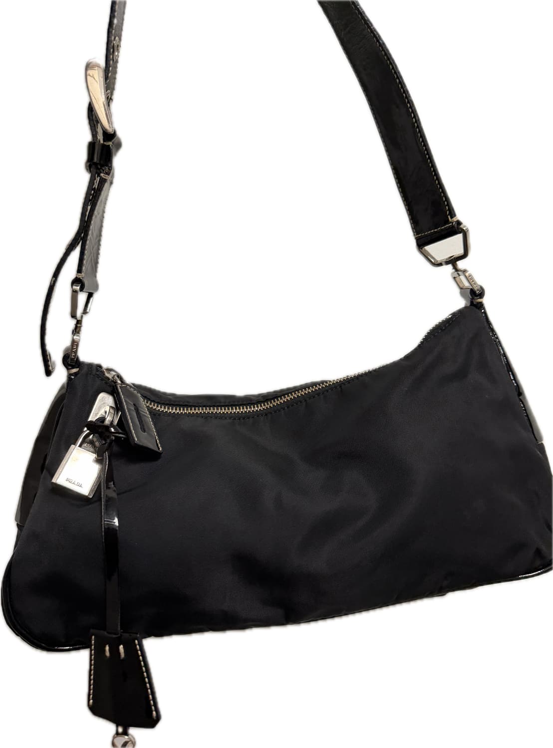 프라다 테수토 나일론 숄더백 블랙 상품이미지1