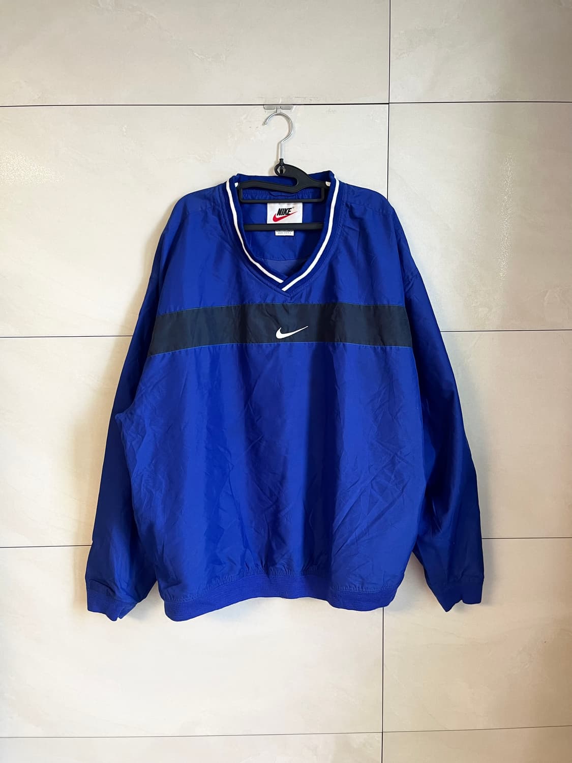 00s 나이키 스우시 대장 바람막이 웜업 블루 [XL] 상품이미지1