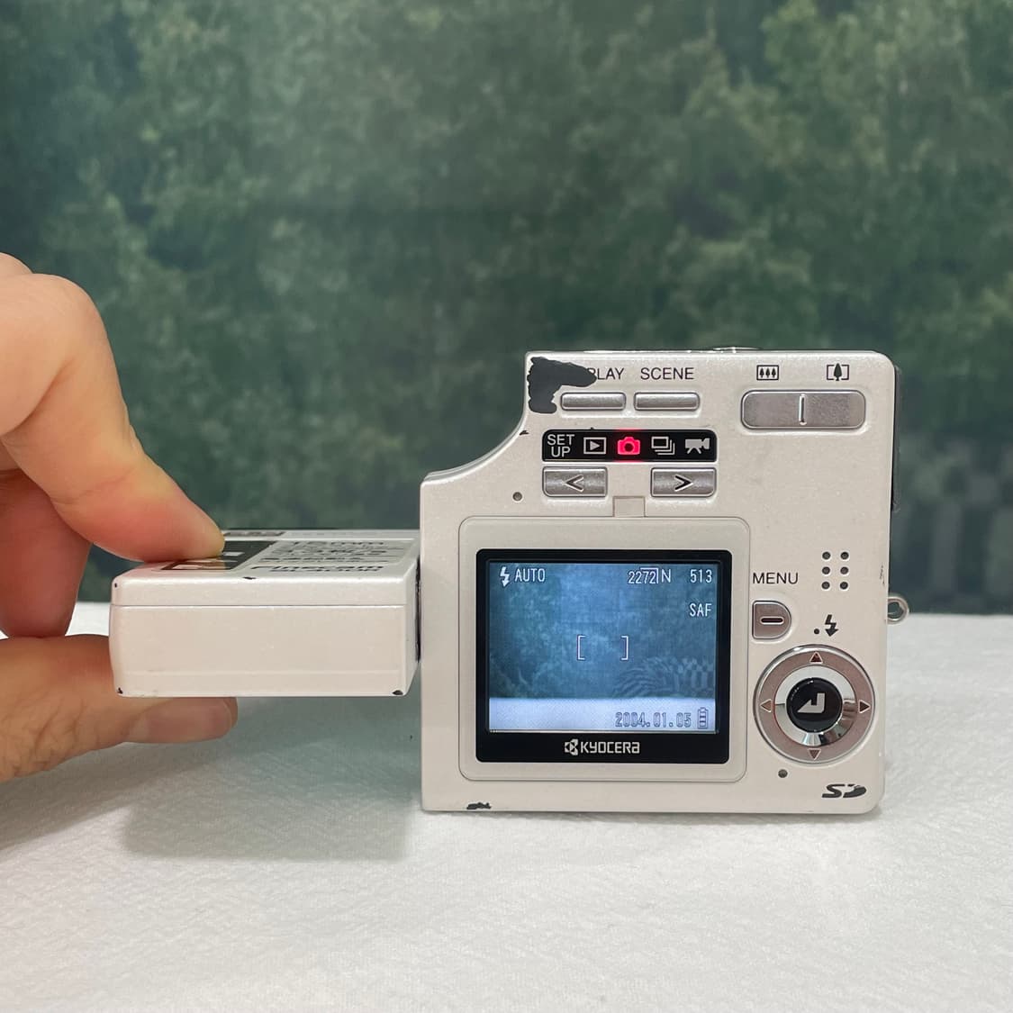 (셀카/희귀) 교세라 finecam sl400r 디지털카메라 상품이미지3