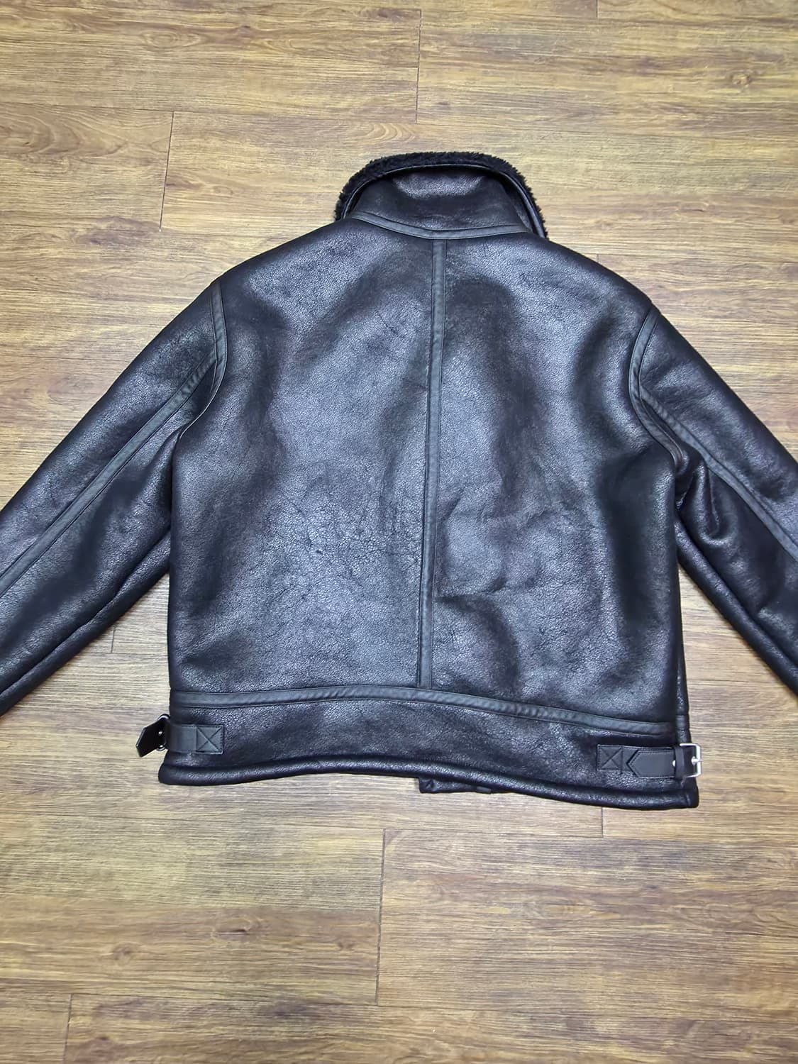 자라 바이커 무스탕 거의새거 상품이미지10