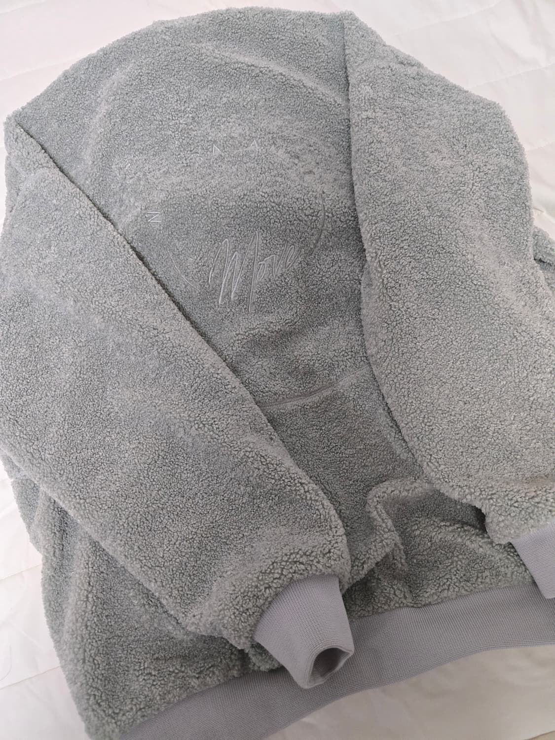 뉴발란스 플리스 후리스 자켓 카키 S사이즈 상품이미지4