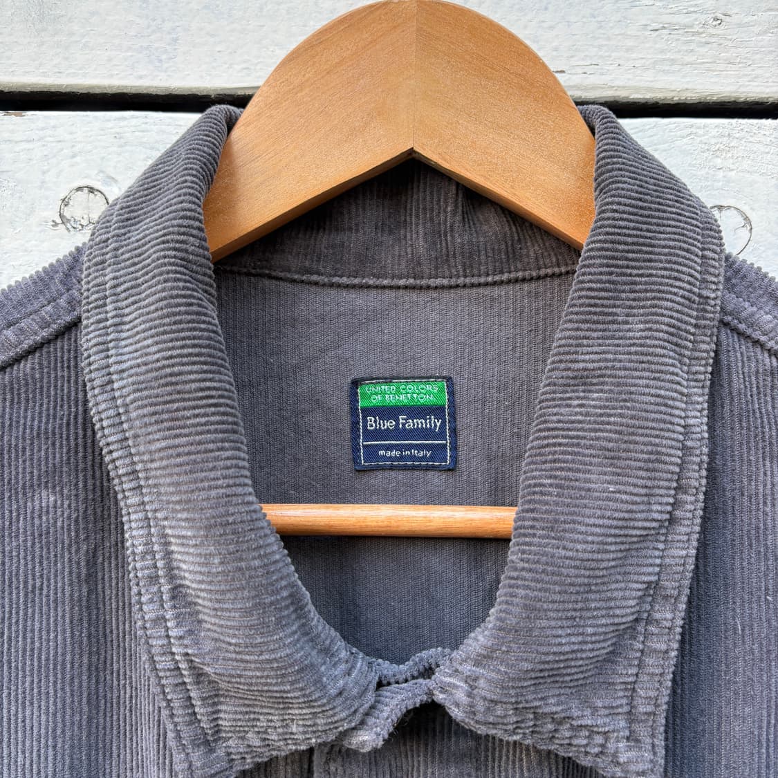Benetton 베네통 made in italy 코듀로이 골덴 자켓 상품이미지3