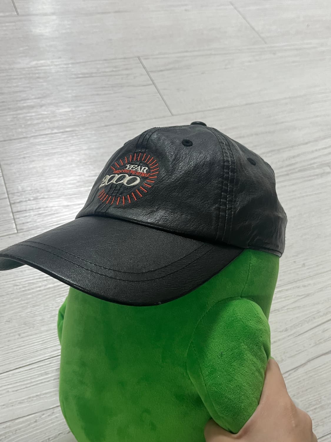 디스이즈네버댓 Leather Cap Black 상품이미지1