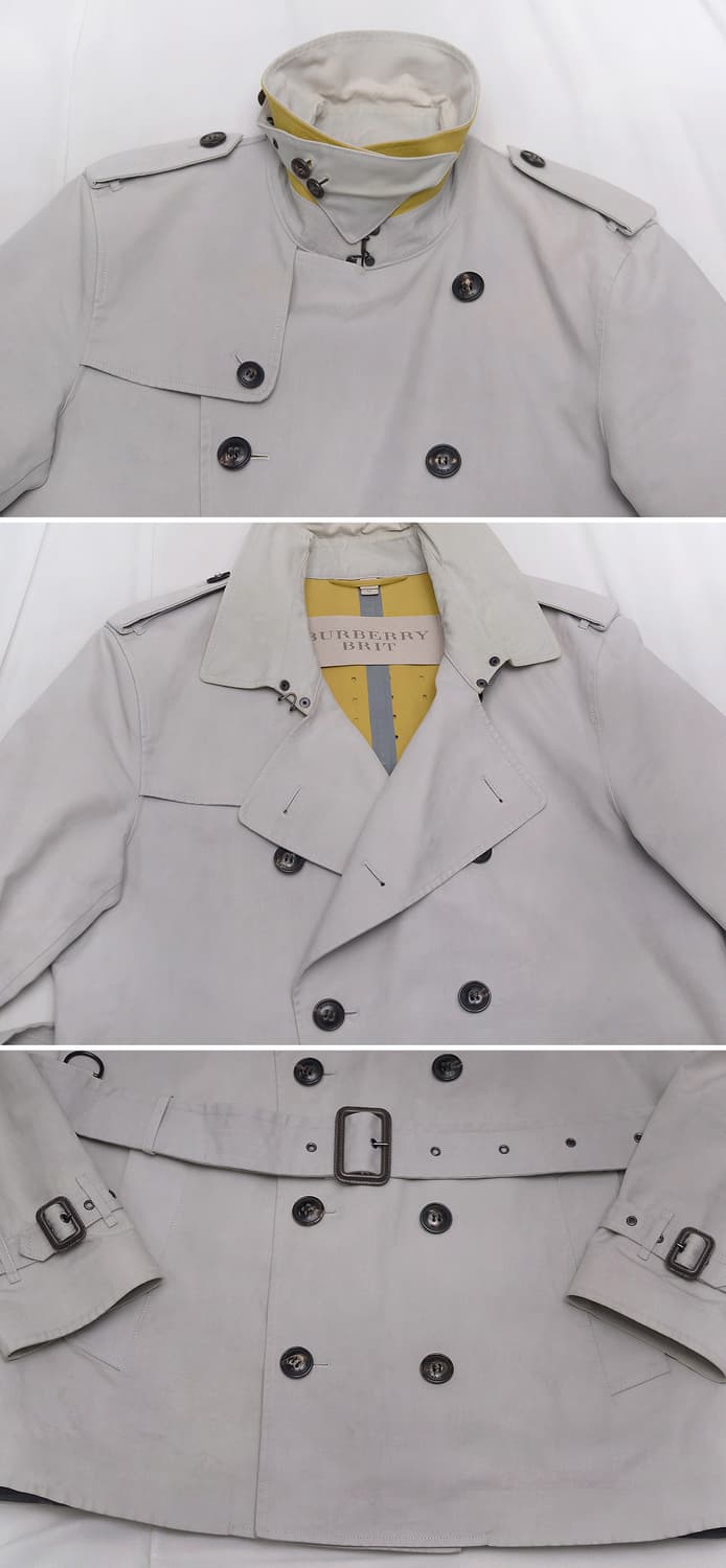 버버리 뉴 켄징턴 숏 트렌치코트 레인자켓 (M / 100+) 상품이미지4