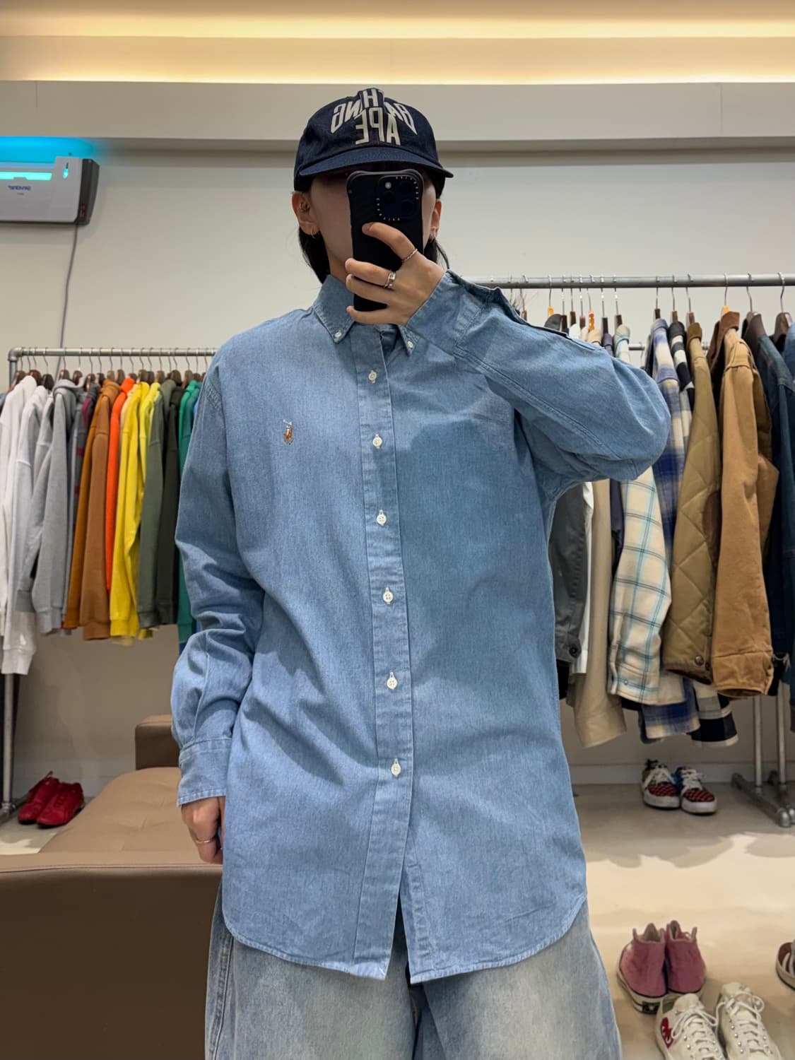 폴로 랄프로렌 샴브레이 셔츠 상품이미지5