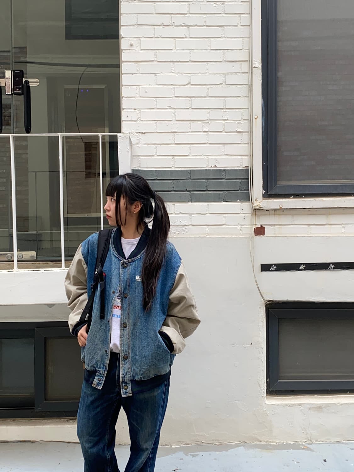 Boa 보어 어센틱 데님 바시티 자켓 상품이미지1