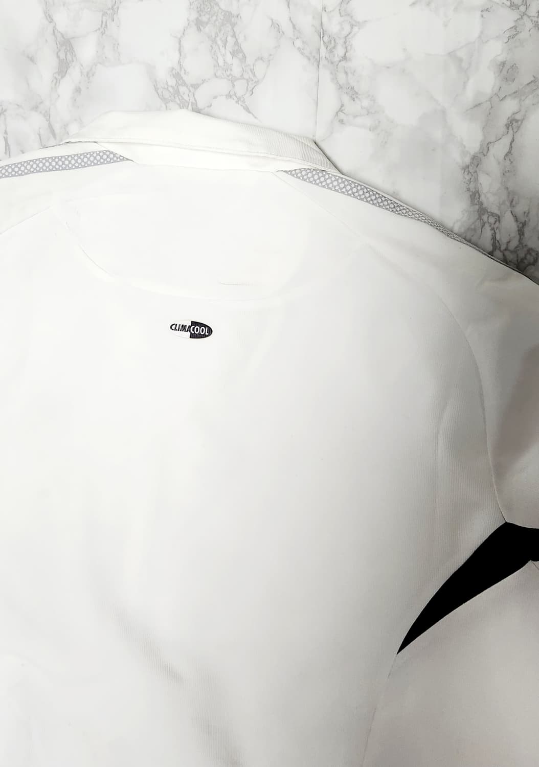 아디다스 삼선 화이트x라이트그레이 바람막이 자켓 상품이미지5