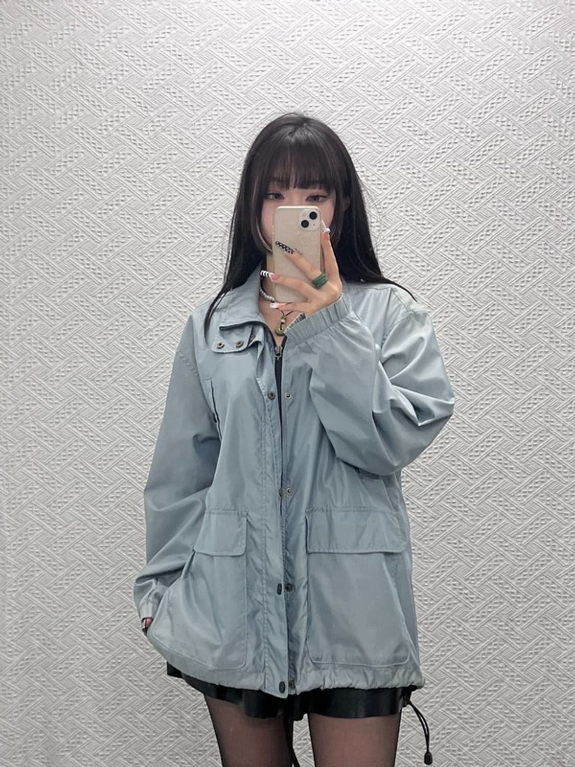 나이키 빈티지 스포티 테크웨어 워크 바람막이 자켓 M C10499 상품이미지2