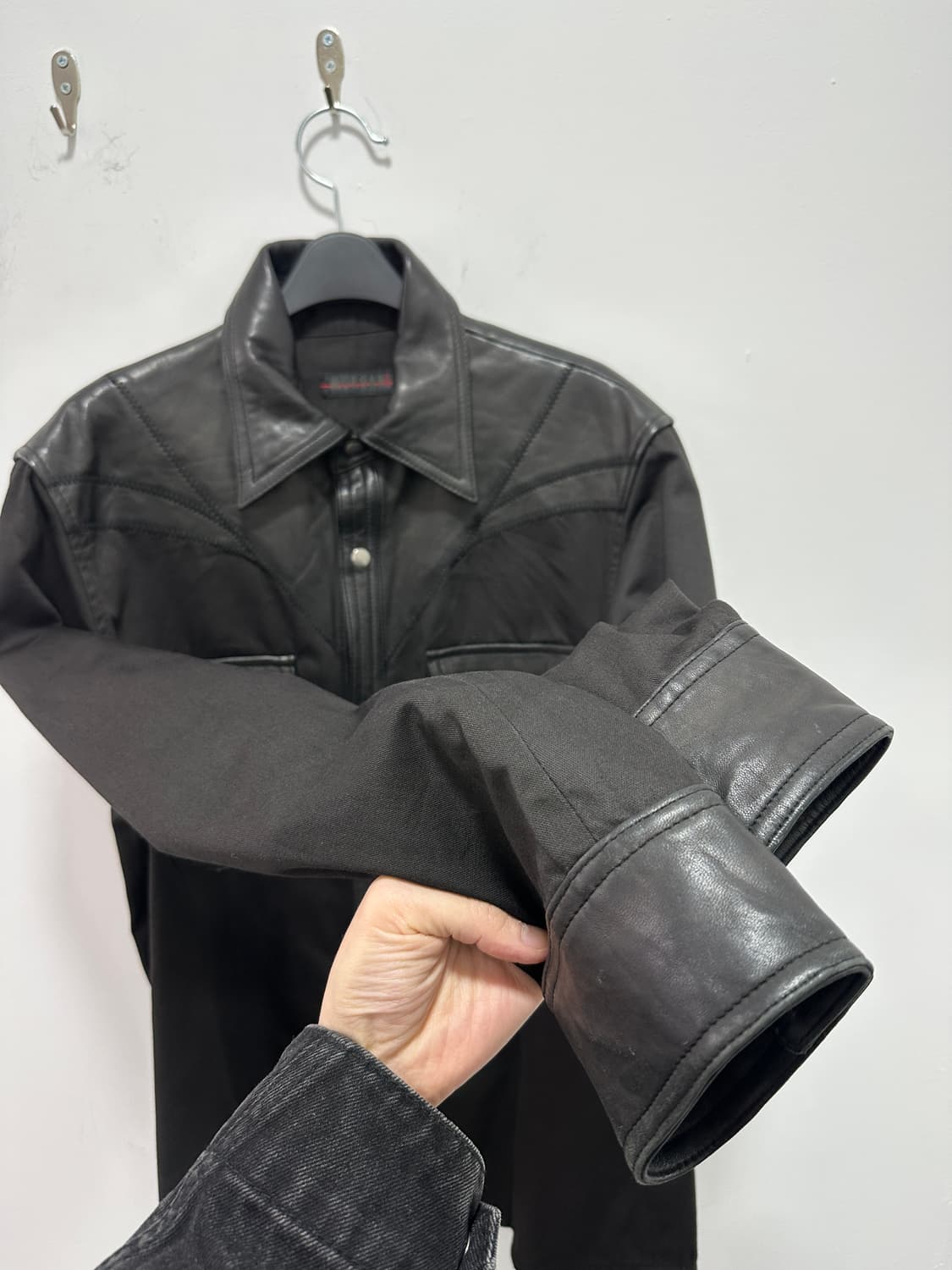 Morgan sheepskin leather shirts 상품이미지5