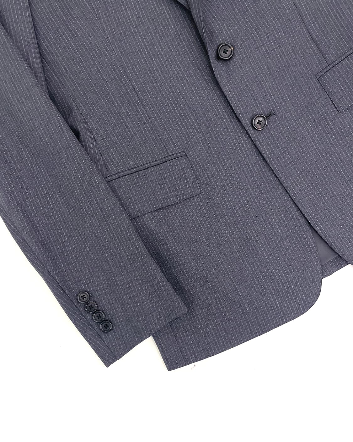 랄프로렌 블랙라벨 2버튼 그레이 스트라이프 수트 / 36,29 상품이미지4