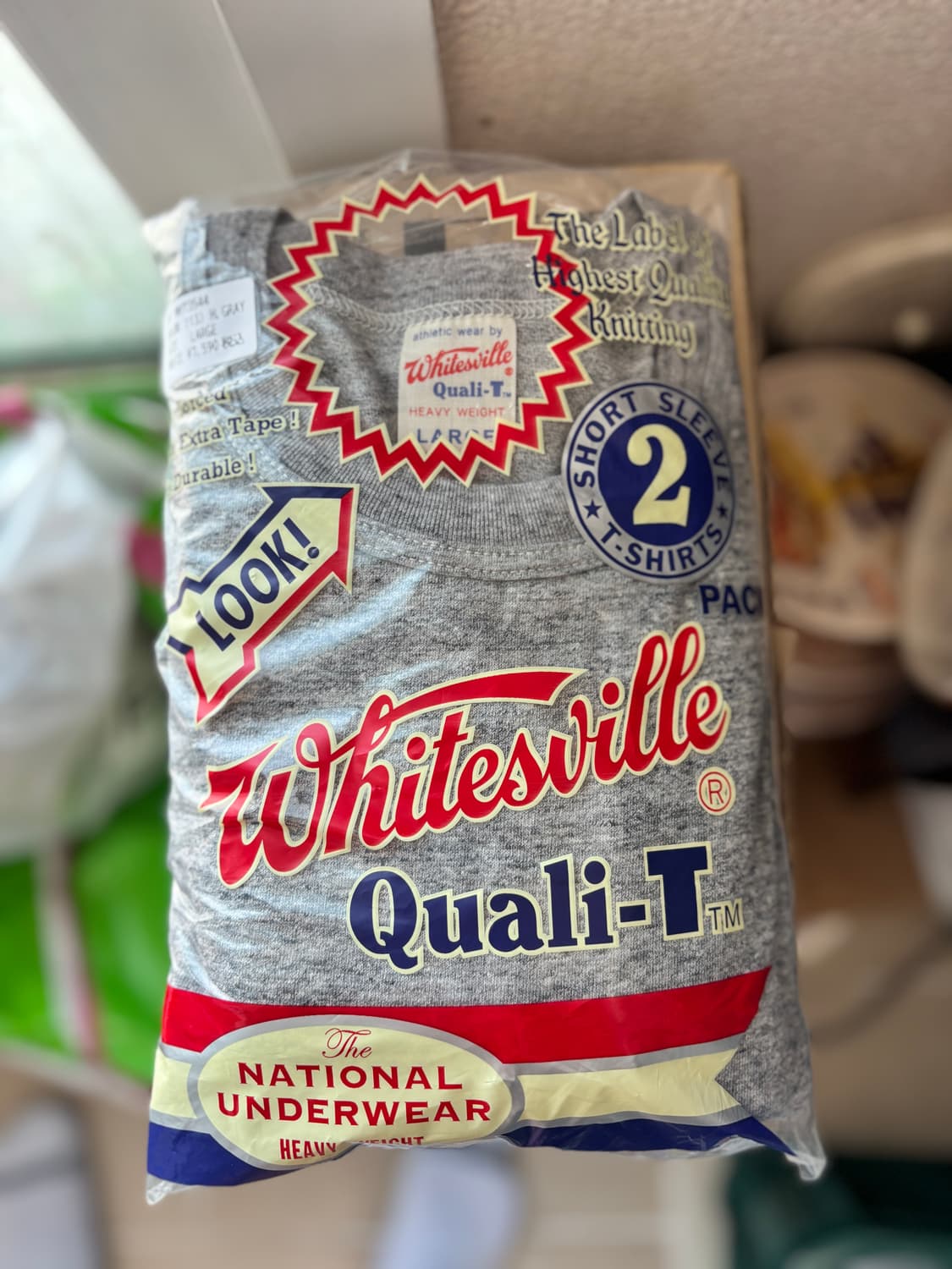[새제품] 화이츠빌 2팩 그레이 티셔츠 L 상품이미지1