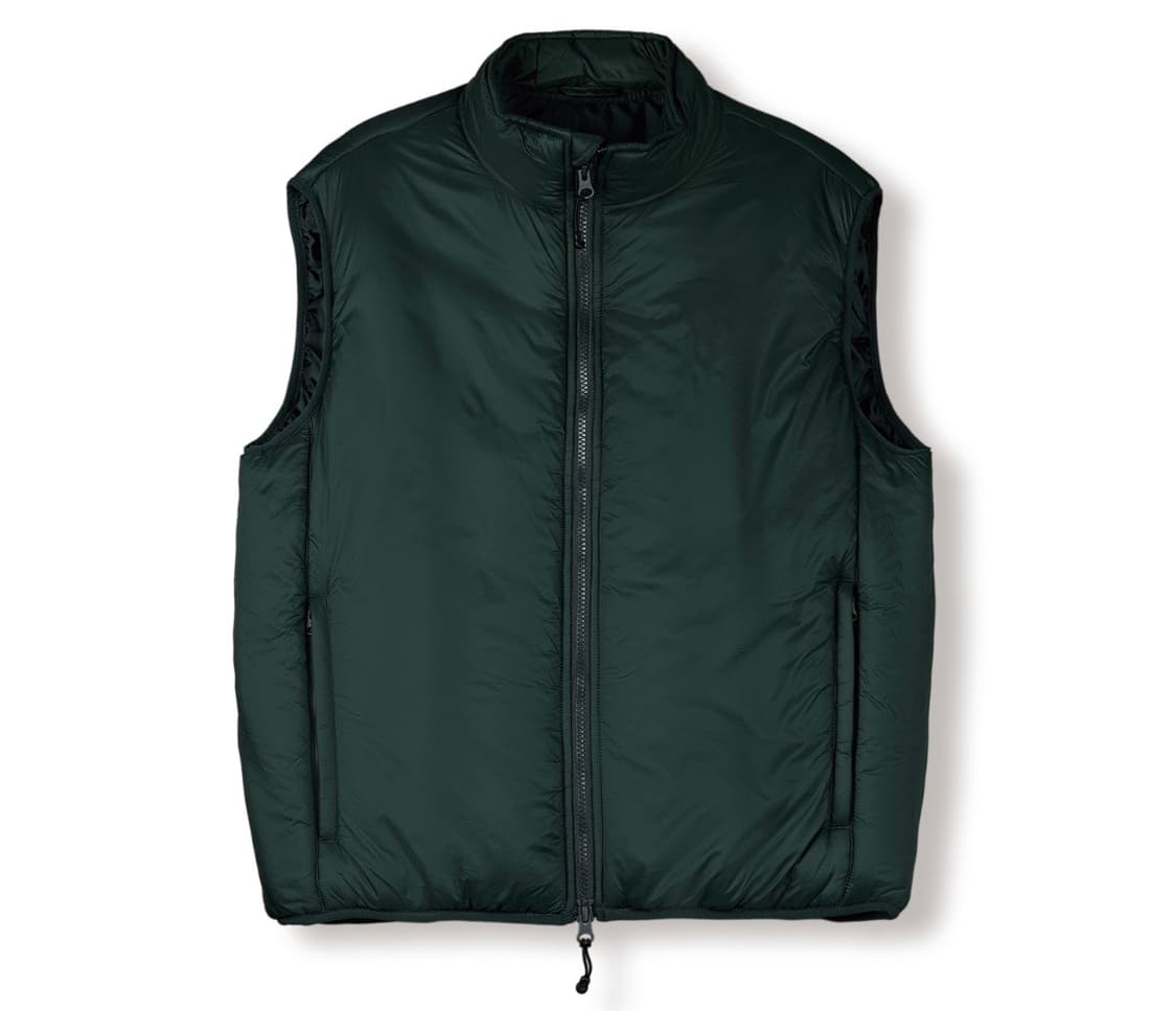 [2] 스테디에브리웨어 sew 컴포트 베스트 다크 그린 상품이미지1