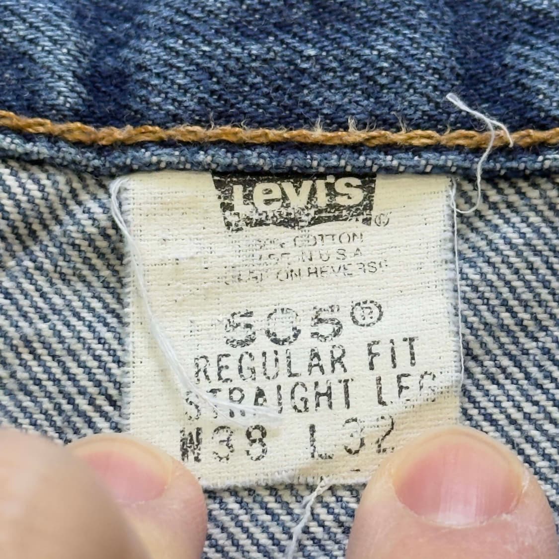 00s 리바이스 505 데님팬츠 W38 L32 상품이미지5