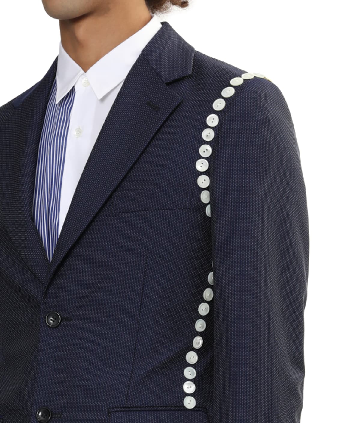 새상품 꼼데가르송옴므플러스 버튼 블레이져 S 상품이미지5