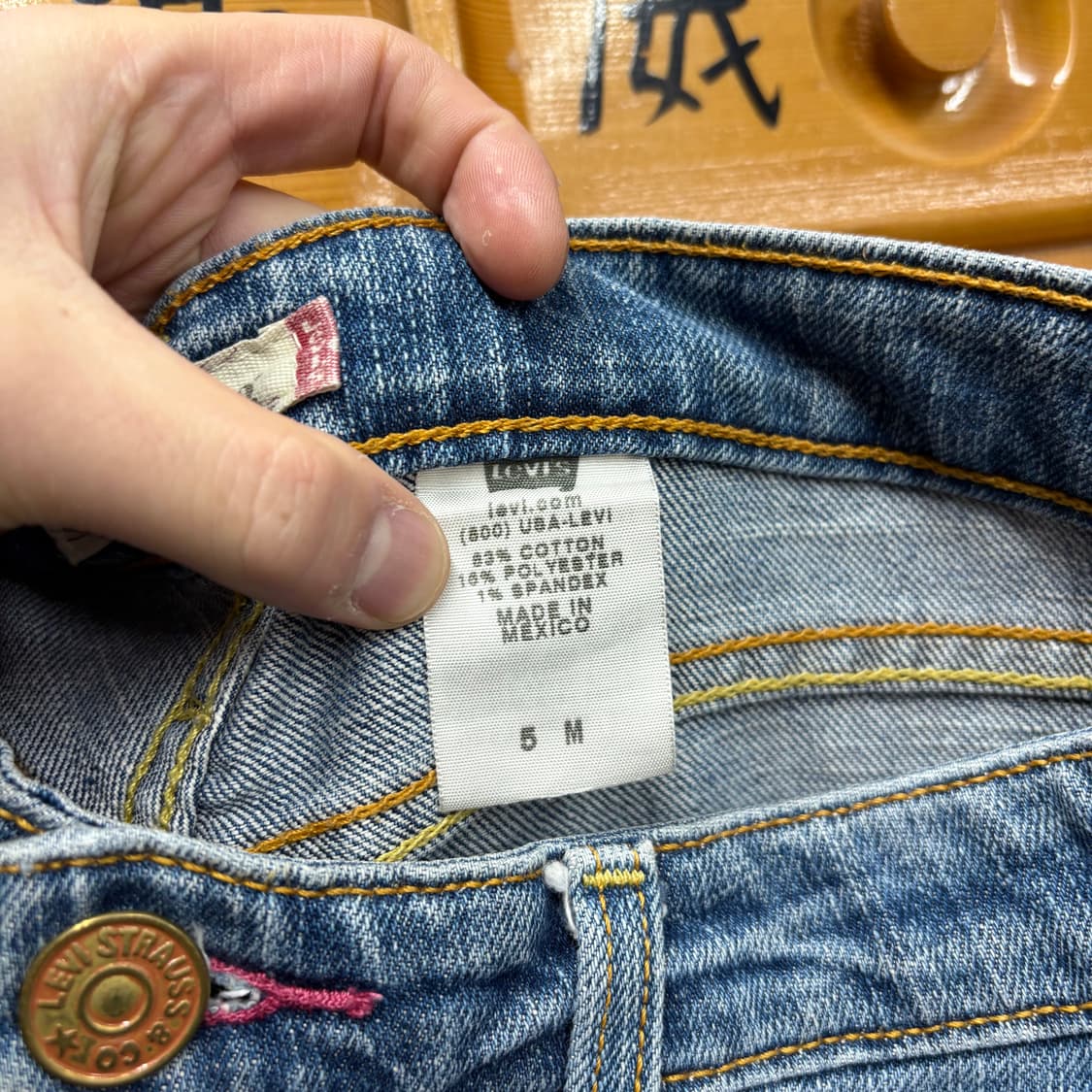 (32) 리바이스 503 레이디 데님 팬츠 상품이미지6