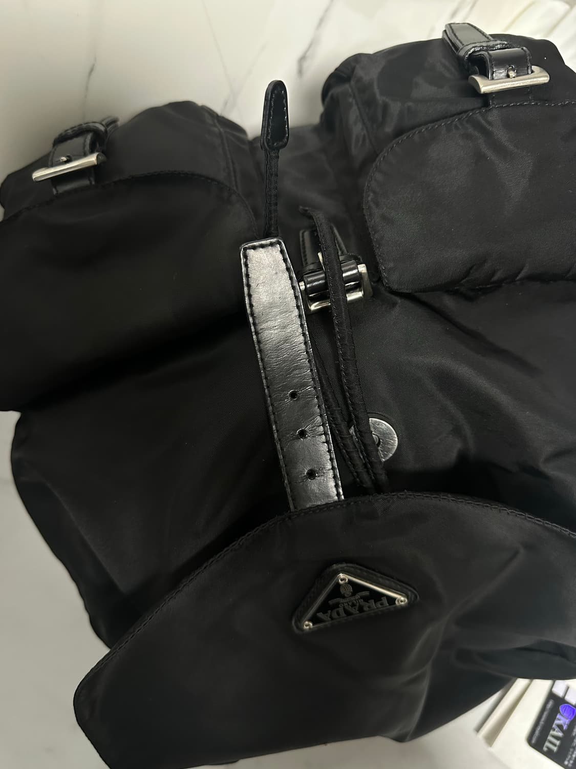 [A 정품] 프라다 투포켓 백팩 미디움 상품이미지8