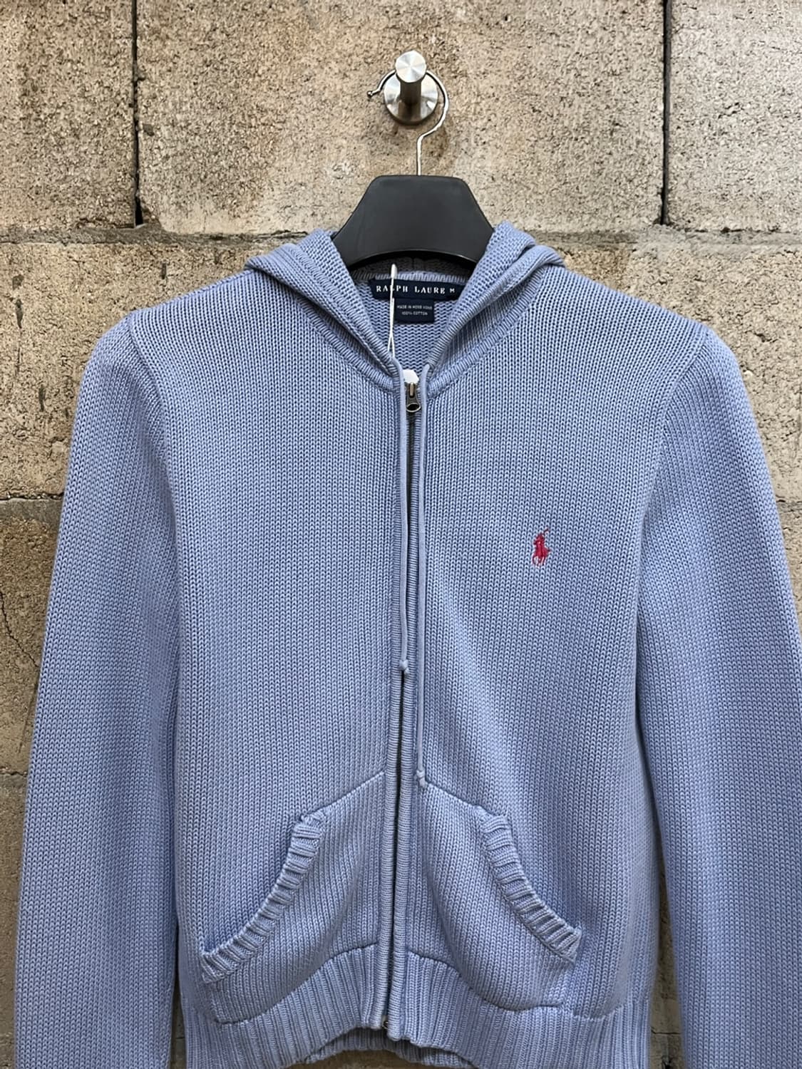 폴로 랄프로렌 니트 후드 집업 상품이미지2