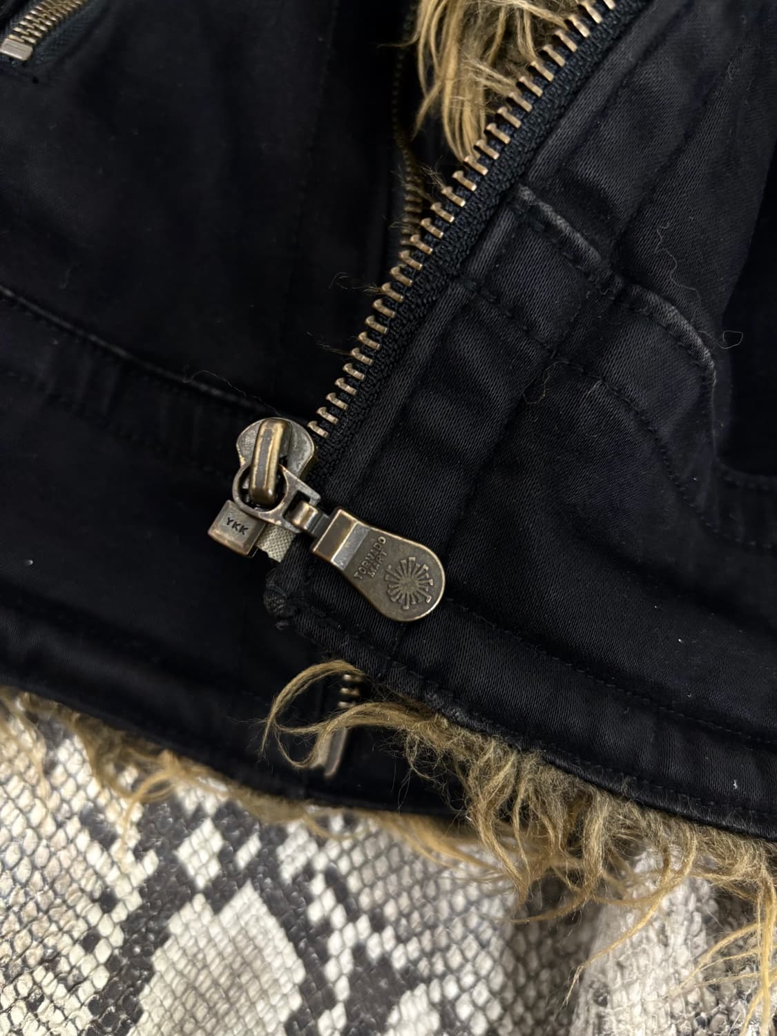 [TORNADO MART]Archive Fur Trimming Black 상품이미지9