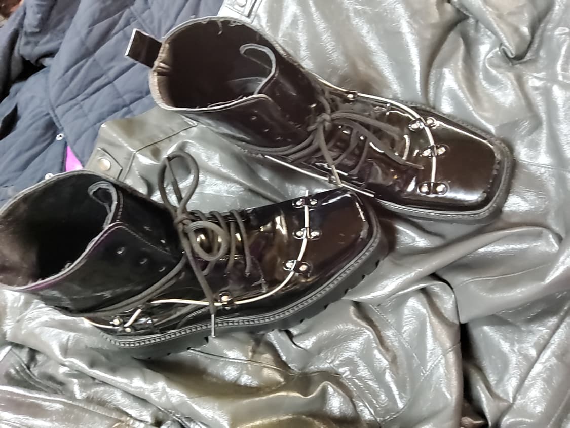 부츠 하이탑  바이커 265~270 상품이미지1